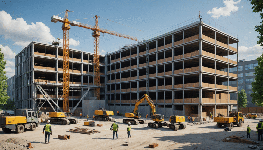 comment le gros œuvre se transforme pour décarboner le btp : matériaux bas-carbone, procédés innovants, réemploi, efficacité énergétique et chantiers sobres.