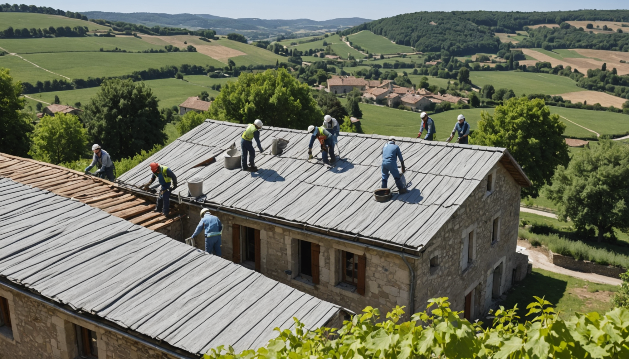 découvrez nos solutions sûres et réglementaires pour la réfection de toiture en fibres-ciment amiantées dans le gard : diagnostic, désamiantage, pose d'une nouvelle couverture et accompagnement personnalisé.