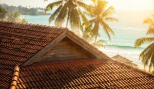 Toiture dans une région très chaude