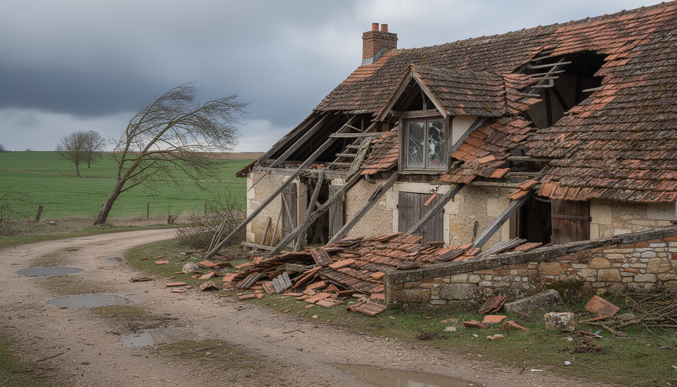 découvrez les impacts des grands vents sur les toitures des maisons d'angerville en beauce et comment protéger efficacement votre habitation chaque année.