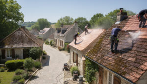 découvrez comment les propriétaires d'un village du 91 redécouvrent l'importance du traitement hydrofuge pour protéger et préserver la longévité de leurs toitures.