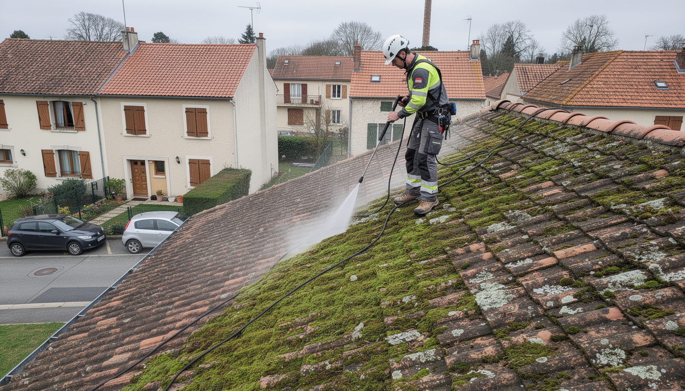 découvrez les résultats étonnants d'un nettoyage de toiture réalisé à brétigny-sur-orge, mettant en lumière l'efficacité d'une intervention professionnelle pour redonner éclat et durabilité à votre toit.