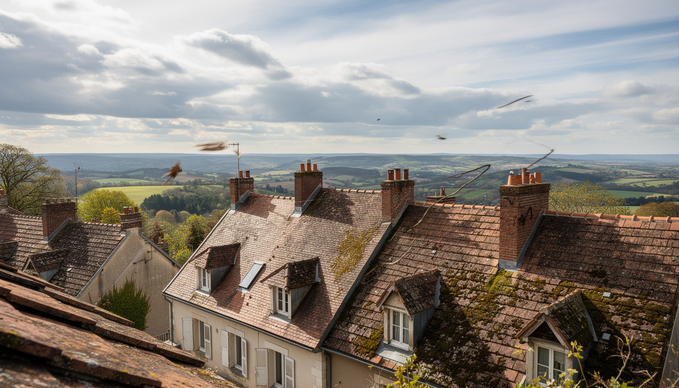 découvrez comment les toitures à montlhéry, situées sur les hauteurs du plateau, sont exposées aux vents dominants et les solutions pour les protéger efficacement.