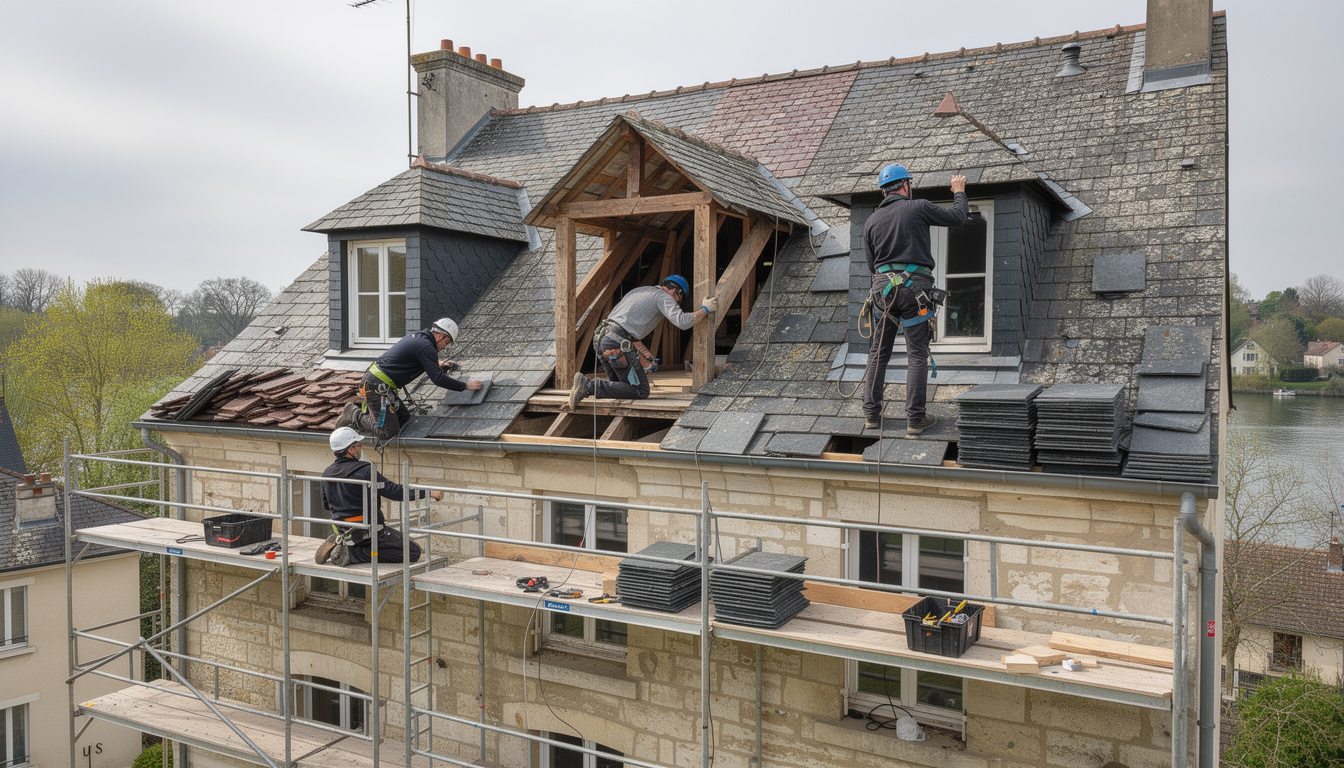 découvrez nos services d'entretien de toiture à croissy-sur-seine, spécialement conçus pour préserver le charme et le standing des maisons de caractère.