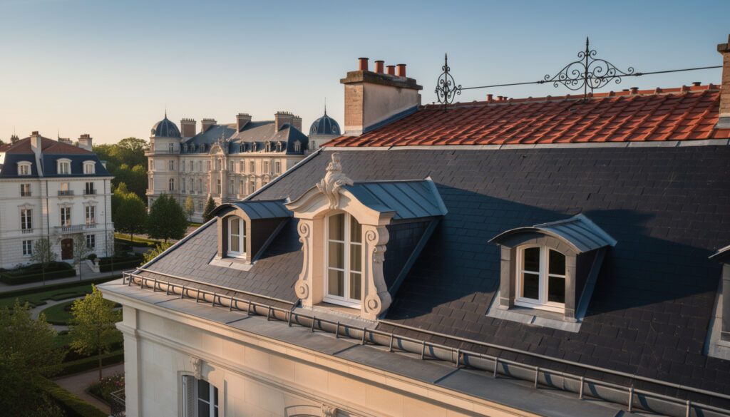 découvrez l'élégance des toitures à saint-germain-en-laye, où les toits du château royal côtoient les villas de prestige pour une noblesse architecturale unique.