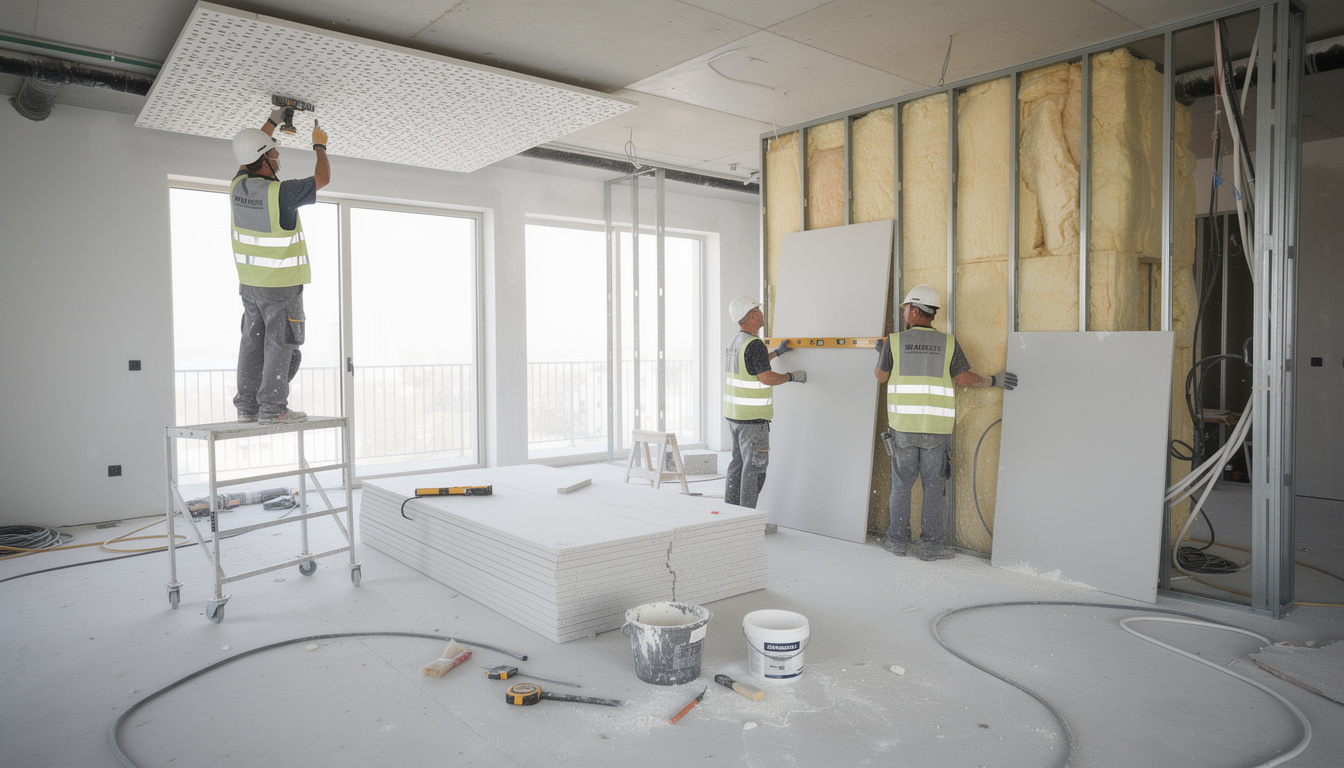 découvrez les solutions les plus efficaces de dalles phoniques pour améliorer l'isolation acoustique lors de vos travaux de rénovation.