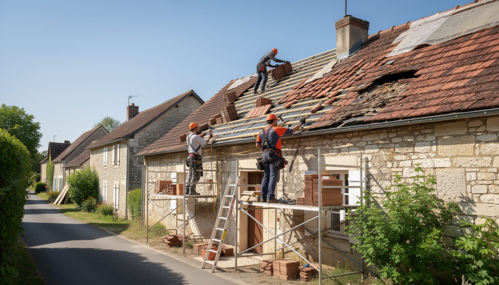 découvrez nos services de réfection de toiture à crespières, un village paisible des yvelines. faites confiance à nos experts sérieux pour protéger et embellir votre maison.