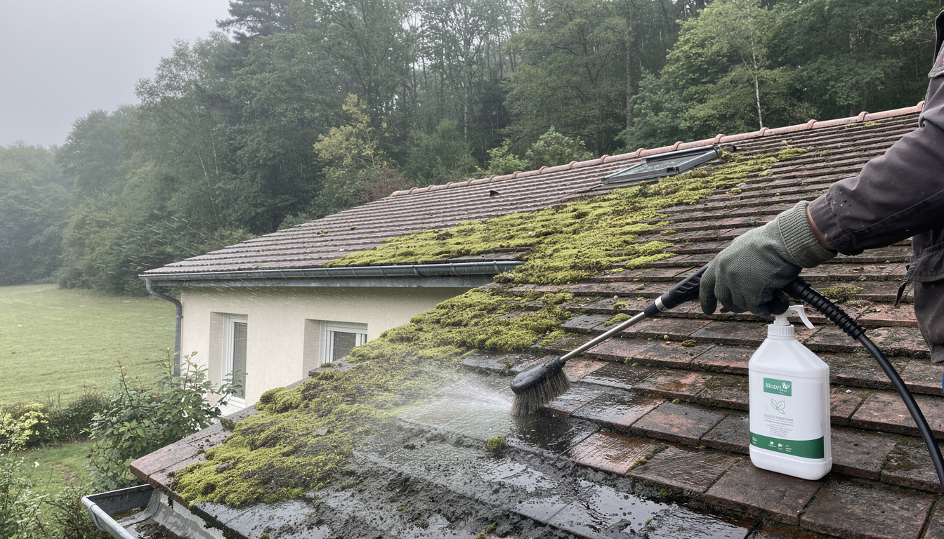 découvrez comment les propriétaires de toiture à bois-d'arcy, situés entre plaine et forêt, luttent toute l'année contre les mousses pour préserver leurs toitures.
