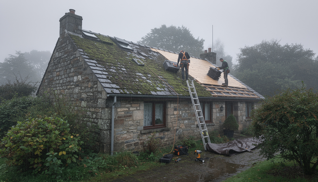 découvrez comment les toitures des maisons à les clayes-sous-bois résistent aux défis de l'humidité et de la végétation dense dans ce secteur résidentiel.