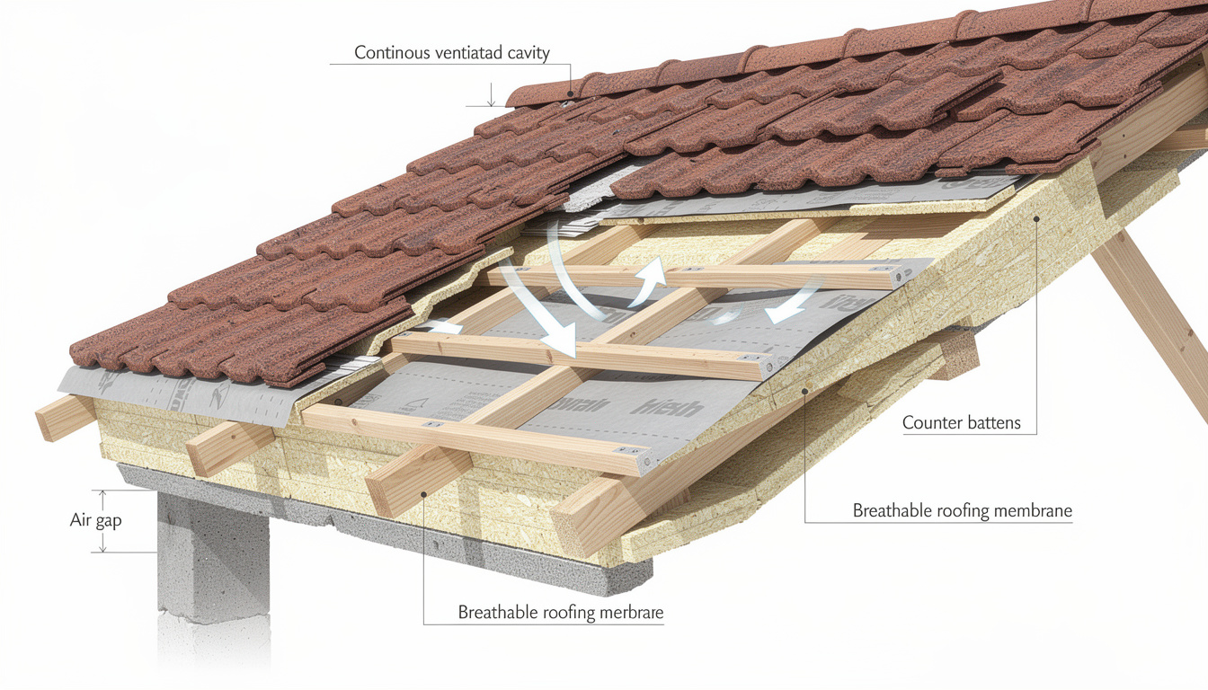découvrez pourquoi ventiler la lame d'air sous les tuiles est essentiel pour assurer la longévité de votre toiture et éviter l'humidité.