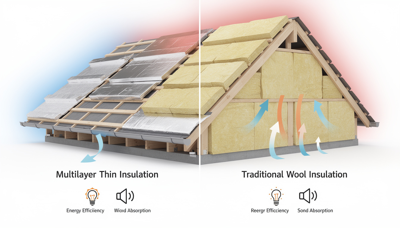 découvrez l'efficacité de l'isolant mince multicouche sous toit : avantages, performances thermiques et conseils pour une isolation optimale de votre toiture.