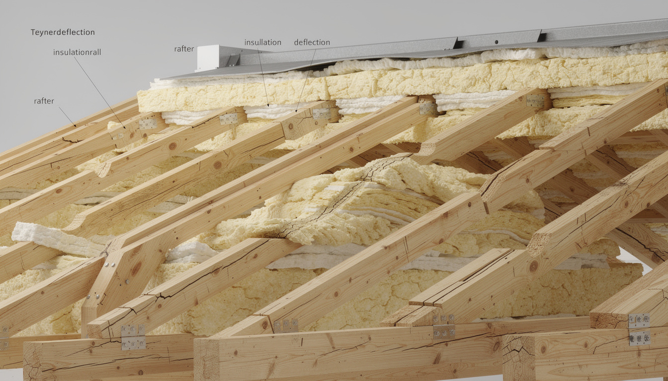 découvrez comment le poids de l'isolation influence la stabilité et la durabilité des chevrons dans la construction et la rénovation de toitures.
