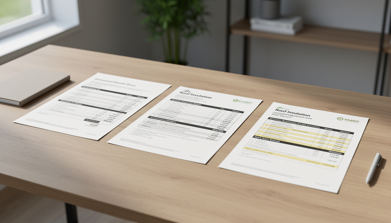 apprenez à comparer trois devis d'isolation de toit efficacement et sans erreur grâce à nos conseils pratiques pour choisir l'offre la mieux adaptée à vos besoins.