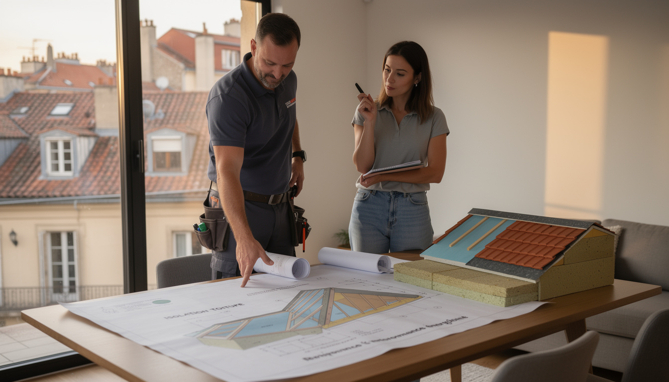 trouvez un professionnel qualifié pour l'isolation de votre toiture dans le rhône (69) et améliorez le confort de votre maison tout en réduisant vos dépenses énergétiques.