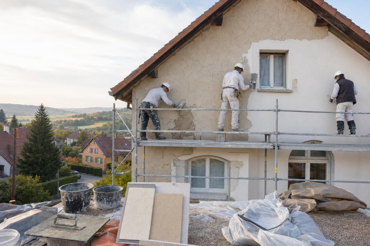 Confier les travaux de façade aux experts