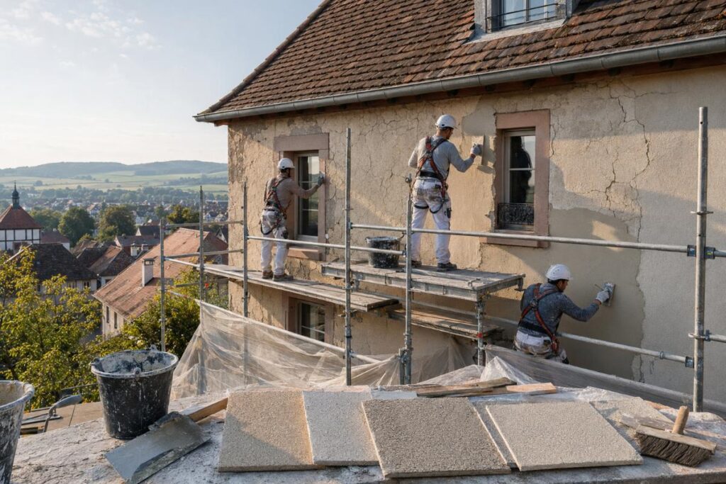 Avant les travaux de façade1, il faut réaliser un diagnostic complet du bâtiment