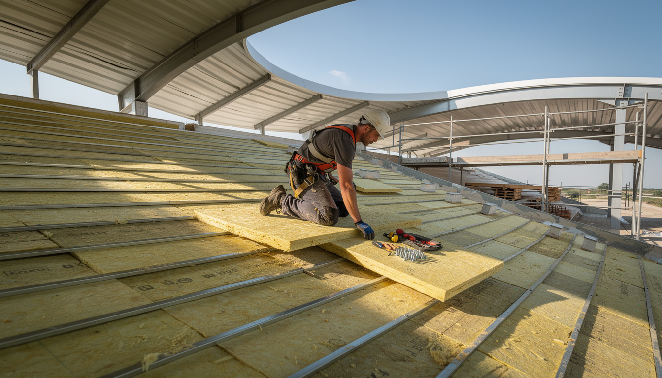 découvrez l'épaisseur d'isolant idéale pour optimiser l'efficacité thermique d'une toiture courbée et améliorer le confort de votre habitation.