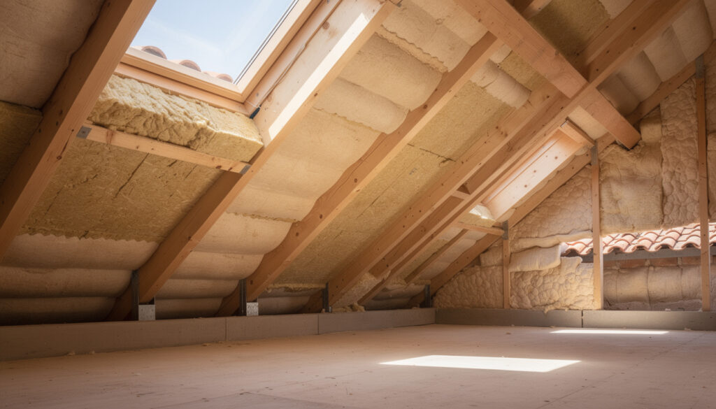 optimisez votre confort et réalisez des économies d'énergie grâce à notre expertise en isolation de toiture intérieure en occitanie. solutions performantes et durables adaptées à votre habitat.